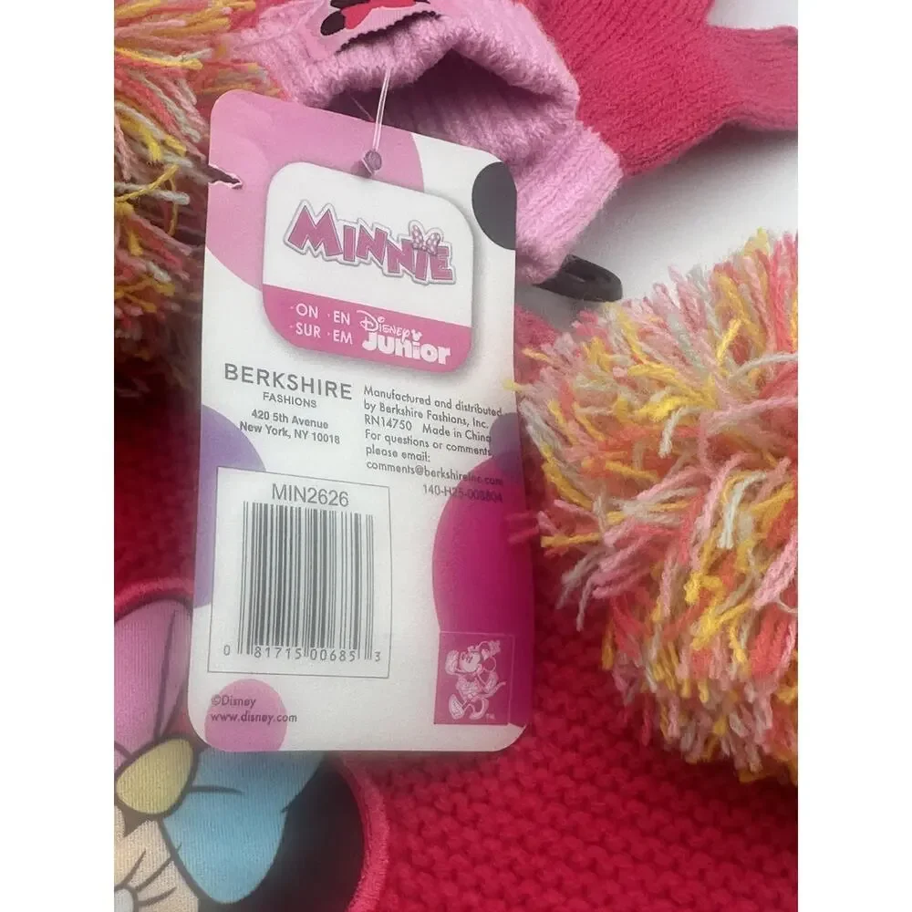 Girls Winter Accessories Set- Minnie Mouse